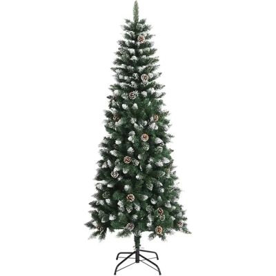vidaXL Künstlicher Weihnachtsbaum mit Ständer Grün 210 cm PVC - Weihnachtsbaum vidaXL Künstlicher Weihnachtsbaum mit Ständer Grün 210 cm PVC - Weihnachtsbaum
