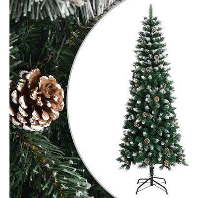 vidaXL Grüner 240 cm Künstlicher Weihnachtsbaum mit Ständer vidaXL Grüner 240 cm Künstlicher Weihnachtsbaum mit Ständer