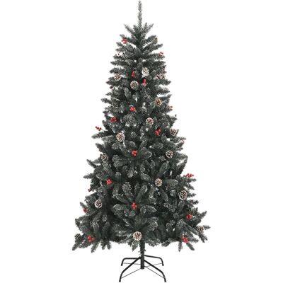 vidaXL Künstlicher Weihnachtsbaum mit Ständer - 210 cm, Grün, PVC vidaXL Künstlicher Weihnachtsbaum mit Ständer - 210 cm, Grün, PVC