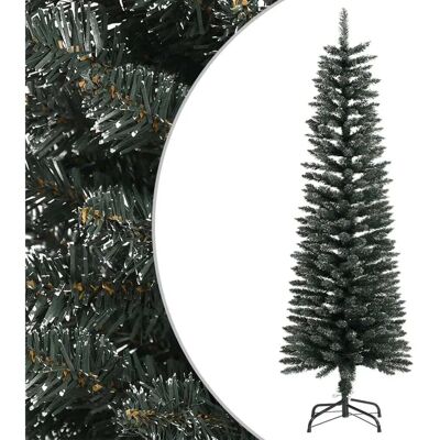vidaXL 150 cm Schlanker Künstlicher Weihnachtsbaum mit Ständer vidaXL 150 cm Schlanker Künstlicher Weihnachtsbaum mit Ständer