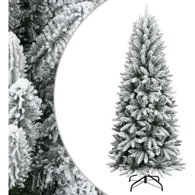 Sapin de Noël artificiel avec neige - 120 cm vidaXL - Publicité Sapin de Noël artificiel avec neige - 120 cm vidaXL - Publicité