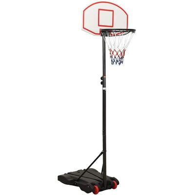 vidaXL Stojak do koszykówki biały - Regulowany 216-250 cm - Typ koszykówki vidaXL Stojak do koszykówki biały - Regulowany 216-250 cm - Typ koszykówki