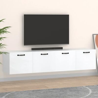 vidaXL - 2x Wall Cabinets - Blanco - 60x36.5x35 cm - Wall Cabinet vidaXL - 2x Wall Cabinets - Blanco - 60x36.5x35 cm - Wall Cabinet
