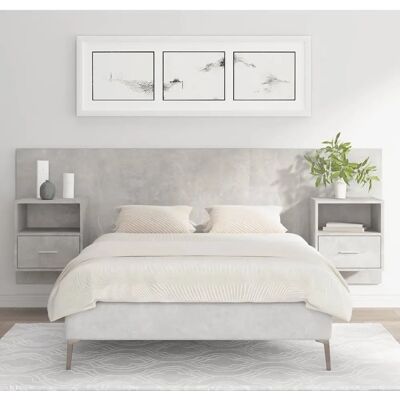 Maisonchic Bettkopfteil mit Nachttischen - Kopfteil & Stauraum Maisonchic Bettkopfteil mit Nachttischen - Kopfteil & Stauraum