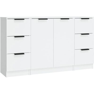 vidaXL 3115836 Buffet Blanc - Buffet - Publicité vidaXL 3115836 Buffet Blanc - Buffet - Publicité