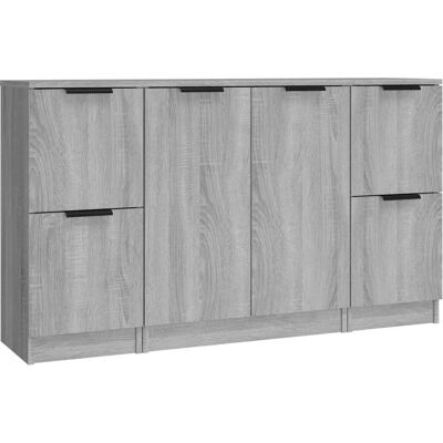 Buffet Grey Sonoma vidaXL 3115850 - Meuble de rangement - Publicité Buffet Grey Sonoma vidaXL 3115850 - Meuble de rangement - Publicité