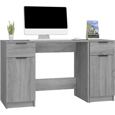 vidaXL 3115914 Bureau met Zijkast - Bureau vidaXL 3115914 Bureau met Zijkast - Bureau