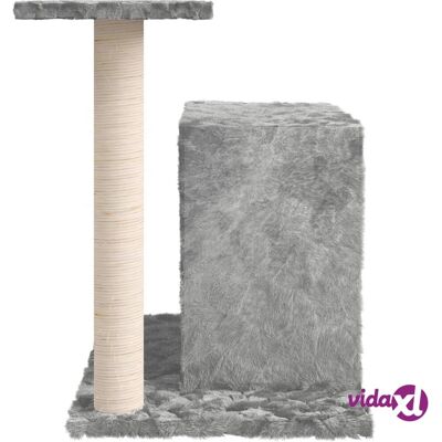 vidaXL Katzenbaum mit Sisal Kratzsäule Hellgrau - Kratzbaum vidaXL Katzenbaum mit Sisal Kratzsäule Hellgrau - Kratzbaum