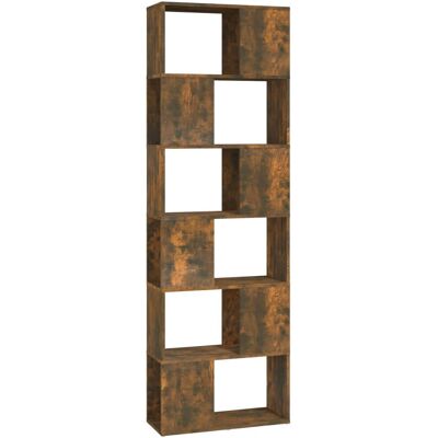 vidaXL 816032 Rauch Eichen Bücherregal - Wohnzimmermöbel vidaXL 816032 Rauch Eichen Bücherregal - Wohnzimmermöbel