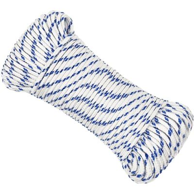 vidaXL Corde marine blanche et bleue 3mm 250m - Corde de mouillage - Publicité vidaXL Corde marine blanche et bleue 3mm 250m - Corde de mouillage - Publicité