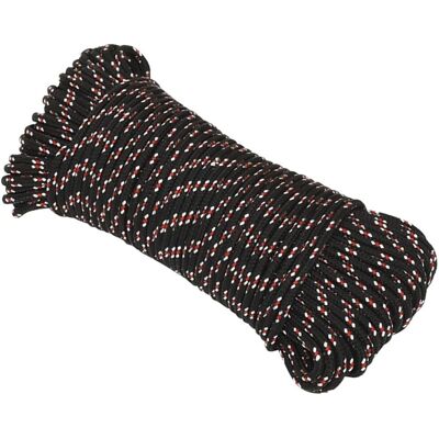 vidaXL Corde marine noire et rouge 50 m - Corde de mouillage - Publicité vidaXL Corde marine noire et rouge 50 m - Corde de mouillage - Publicité