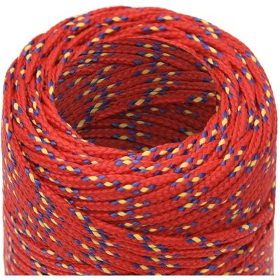 vidaXL Bootslina Rot 2 mm 25 m Polypropylen - Boot Rope vidaXL Bootslina Rot 2 mm 25 m Polypropylen - Boot Rope