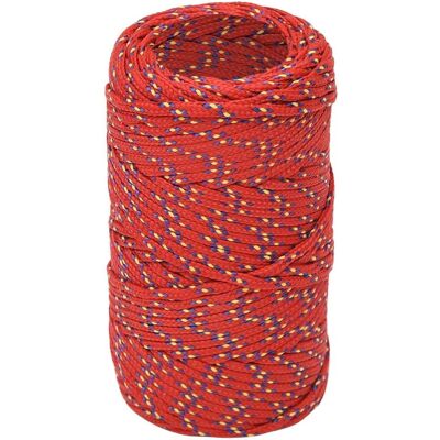 vidaXL Bootseil Rot 50 m Polypropylen - Bootseil vidaXL Bootseil Rot 50 m Polypropylen - Bootseil