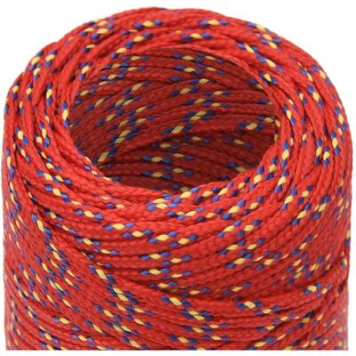 vidaXL 250 m Rotes Marine Rope - Marine Rope vidaXL 250 m Rotes Marine Rope - Marine Rope