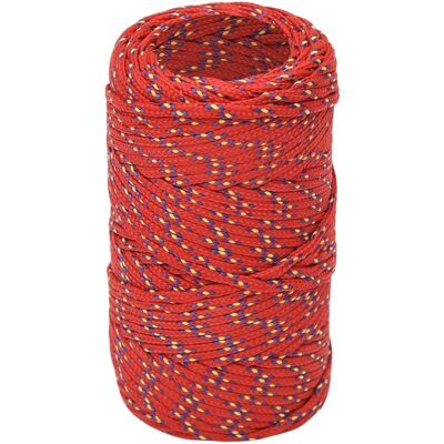 vidaXL 250 m Rotes Marine Rope - Marine Rope vidaXL 250 m Rotes Marine Rope - Marine Rope