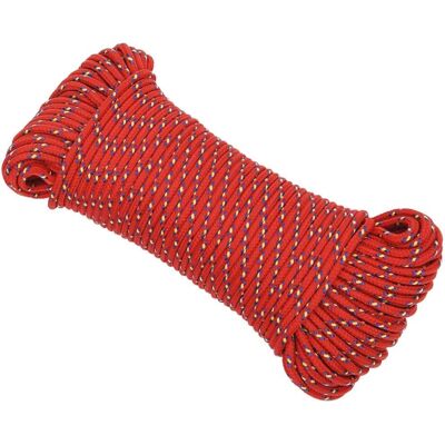 vidaXL Rød Marine Rope - 50 m Holdbart Polypropylen vidaXL Rød Marine Rope - 50 m Holdbart Polypropylen