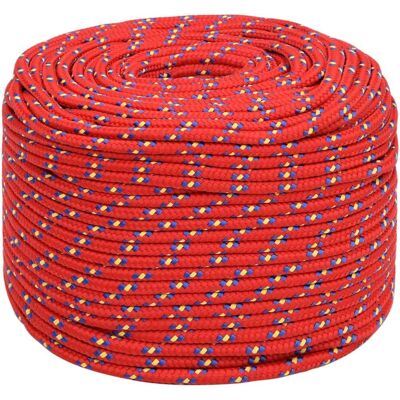 vidaXL Rood 8 mm 25 m Polypropyleen Marine Rope - Marine Rope vidaXL Rood 8 mm 25 m Polypropyleen Marine Rope - Marine Rope