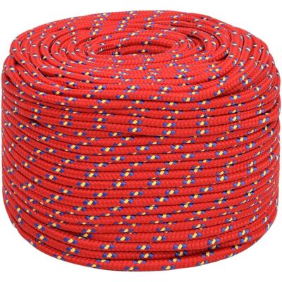vidaXL Red 10 mm Marine Rope - Marine Rope vidaXL Red 10 mm Marine Rope - Marine Rope