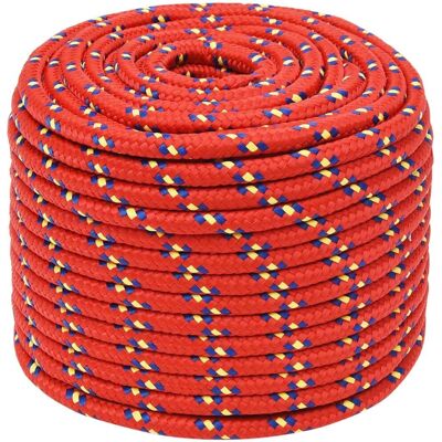vidaXL Red 14 mm/ 100 m Marine Rope - Marine Rope vidaXL Red 14 mm/ 100 m Marine Rope - Marine Rope