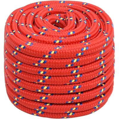 vidaXL Corde de Bateau Rouge 20 mm 25 m Polypropylène - Corde de Bateau - Publicité vidaXL Corde de Bateau Rouge 20 mm 25 m Polypropylène - Corde de Bateau - Publicité