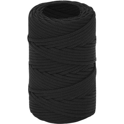 vidaXL Zwarte 25m Marine Rope - Marine Rope vidaXL Zwarte 25m Marine Rope - Marine Rope