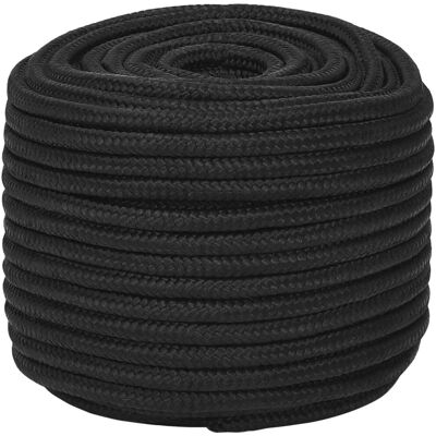vidaXL Corde Marine - 14mm, 250m, Noir - Corde de Bateau - Publicité vidaXL Corde Marine - 14mm, 250m, Noir - Corde de Bateau - Publicité