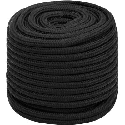 vidaXL Sorte 18 mm 25 m Marine Rope Dock Coil - marine rope vidaXL Sorte 18 mm 25 m Marine Rope Dock Coil - marine rope