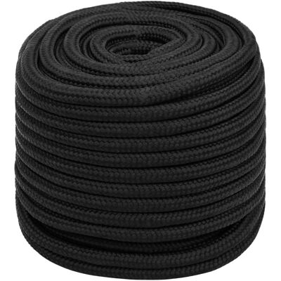 vidaXL 18 mm/ 100 m Marine Rope Black - Marine Rope vidaXL 18 mm/ 100 m Marine Rope Black - Marine Rope