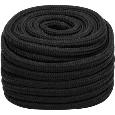 vidaXL Bootseil Schwarz 20 mm 100 m Polypropylen Seil Marine Line vidaXL Bootseil Schwarz 20 mm 100 m Polypropylen Seil Marine Line