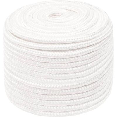 vidaXL Bootlijn wit 14 mm 25 m Polypropyleen - Boot Rope vidaXL Bootlijn wit 14 mm 25 m Polypropyleen - Boot Rope