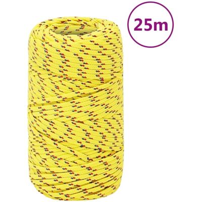 vidaXL Marine Rope 25 m Gelb - Marine Rope vidaXL Marine Rope 25 m Gelb - Marine Rope