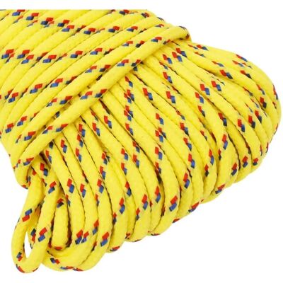 VidaXL Gele 5mm/100m Marine Rope - Marine Rope VidaXL Gele 5mm/100m Marine Rope - Marine Rope