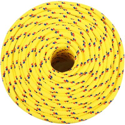 vidaXL Bootssnoer Geel 6 mm 250 m Marine Rope - Marine Rope vidaXL Bootssnoer Geel 6 mm 250 m Marine Rope - Marine Rope
