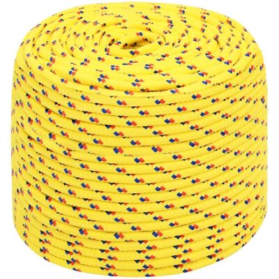 vidaXL Merilanka köysi keltainen 10 mm 250 m Polypropeeni - Merilanka köysi vidaXL Merilanka köysi keltainen 10 mm 250 m Polypropeeni - Merilanka köysi