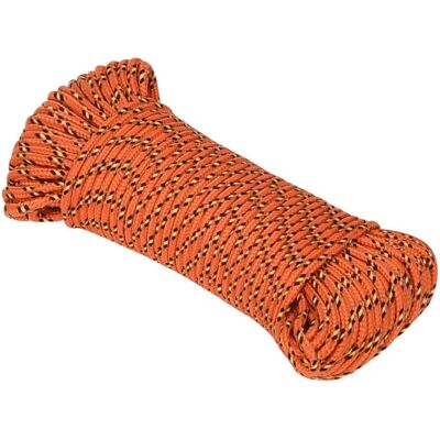 vidaXL Corde de Bateau Orange 5 mm 25 m Polypropylène - Corde de Bateau - Publicité vidaXL Corde de Bateau Orange 5 mm 25 m Polypropylène - Corde de Bateau - Publicité