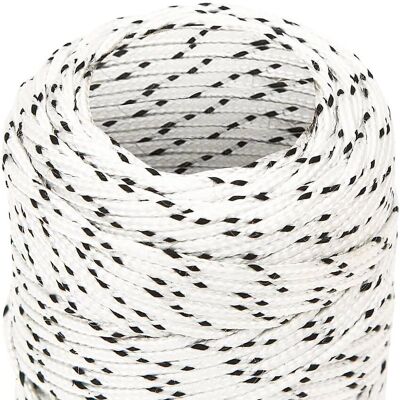 Corde de bateau vidaXL Polyester Blanche 2 mm x 25 m - Corde de bateau Corde de bateau vidaXL Polyester Blanche 2 mm x 25 m - Corde de bateau