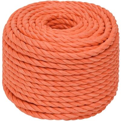 vidaXL Vridset Reb Orange 10mm 25m - Reb vidaXL Vridset Reb Orange 10mm 25m - Reb