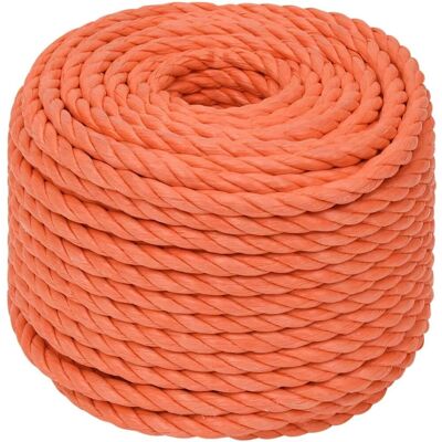 vidaXL Corde Tordue Orange 12mm 25m - Corde vidaXL Corde Tordue Orange 12mm 25m - Corde