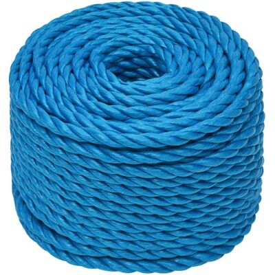 vidaXL Blaue Gedrehte Seil - Garten & Werkstatt Linie - 14mm/25m vidaXL Blaue Gedrehte Seil - Garten & Werkstatt Linie - 14mm/25m