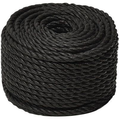 vidaXL Schwarzes 12 mm/ 100 m Spiralseil Arbeitsleine - Arbeitseil vidaXL Schwarzes 12 mm/ 100 m Spiralseil Arbeitsleine - Arbeitseil