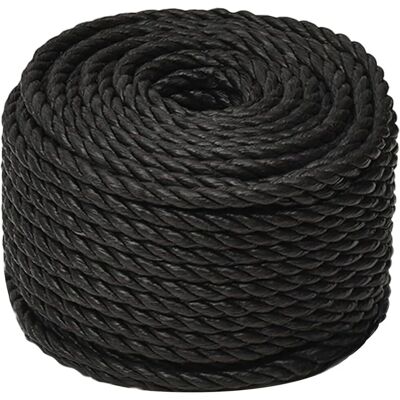 vidaXL Sorte arbejdsline 14 mm/25 m - Arbejdsline vidaXL Sorte arbejdsline 14 mm/25 m - Arbejdsline