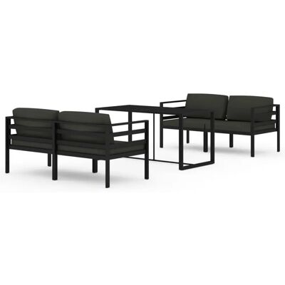 VidaXL Outdoormöbel Set - Modulares Garten 4 Plätze - Gartemöbel VidaXL Outdoormöbel Set - Modulares Garten 4 Plätze - Gartemöbel