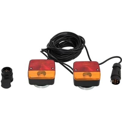 Feux de remorque vidaXL 2 pièces Rouge 12V Ampoule classique Feux de remorque vidaXL 2 pièces Rouge 12V Ampoule classique