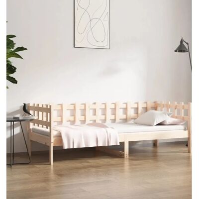 vidaXL Kiefernholz Schlafsofa - Braun - Schlafsofa vidaXL Kiefernholz Schlafsofa - Braun - Schlafsofa