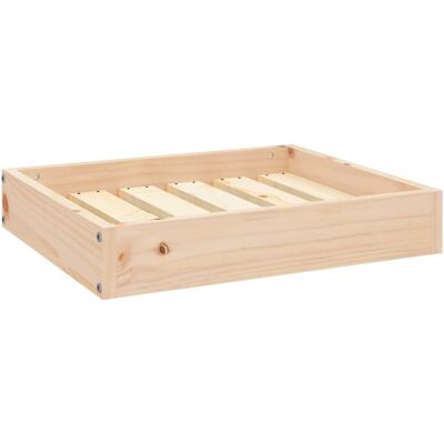 vidaXL Hundebett 51,5x44x9 cm massives Kiefernholz Braun - Hundebett vidaXL Hundebett 51,5x44x9 cm massives Kiefernholz Braun - Hundebett