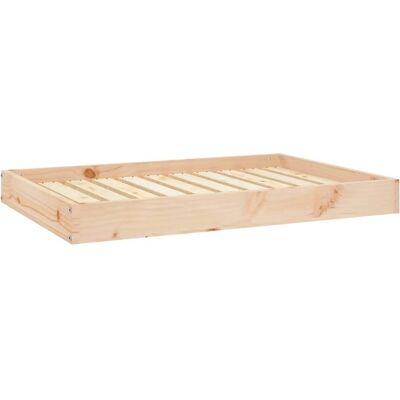 vidaXL Hundebett - 91,5x64x9 cm - Massiv Kiefernholz - Braun - Hundebett vidaXL Hundebett - 91,5x64x9 cm - Massiv Kiefernholz - Braun - Hundebett