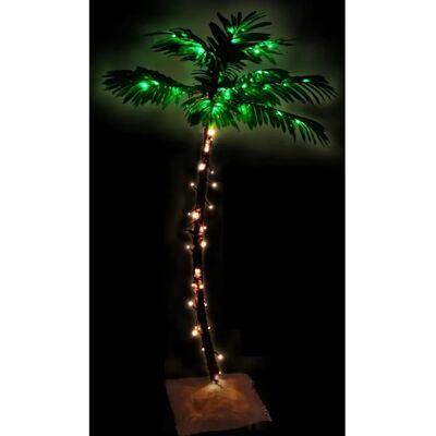 vidaXL LED Palmenbaum Warm White - Künstliche Außenpflanze vidaXL LED Palmenbaum Warm White - Künstliche Außenpflanze