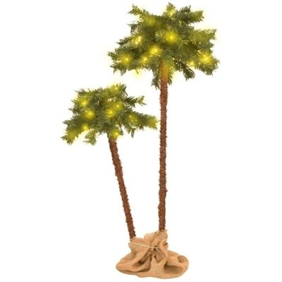 vidaXL Weihnachtsbaum mit LEDs - 90/150cm vidaXL Weihnachtsbaum mit LEDs - 90/150cm