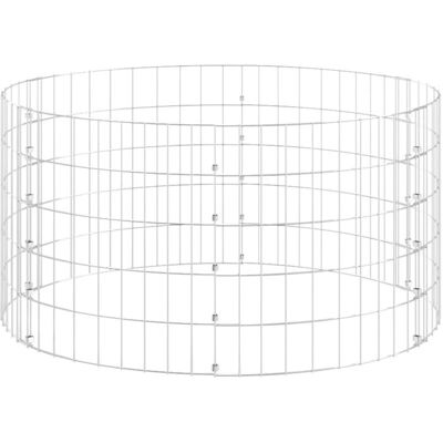 vidaXL Gartengrube Ø100x50 cm Verzinkter Stahl - Komposter für Gartenabfälle vidaXL Gartengrube Ø100x50 cm Verzinkter Stahl - Komposter für Gartenabfälle