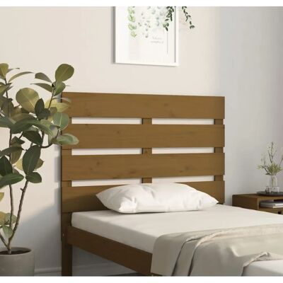 vidaXL hoofdbord Honingbruin 100x3x80 cm massief dennenhout - Hoofdbord vidaXL hoofdbord Honingbruin 100x3x80 cm massief dennenhout - Hoofdbord